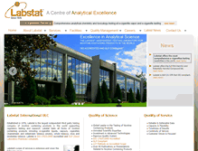 Tablet Screenshot of labstat.com
